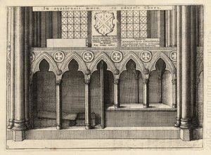 Chishull (monument) av Wenceslaus Hollar